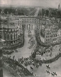 Kröningen av kung Georg V och drottning Mary, London, 1911.