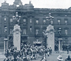 Kröningen av kung Georg V och drottning Mary, London, 1911.