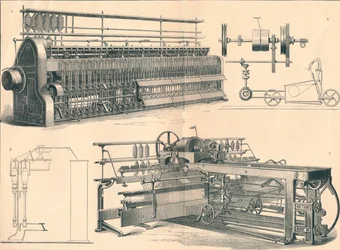 Bomullsspinnning, 1800-talet