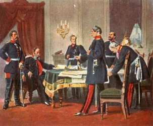 Krigsrådet i Versailles, 1870, 1936.