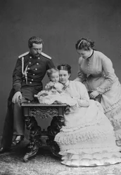 Greve Sergei Sheremetev och grevinnan Ekaterina Sheremeteva med familj, 1870-talet