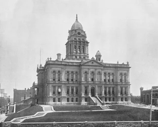 Court House, Omaha, Nebraska, USA, c1900.