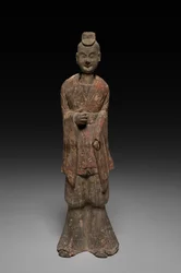 Court Official Tomb Figure, 1:a kvartalet av 600-talet.