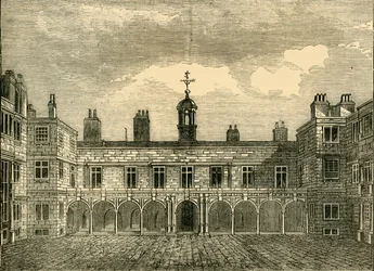 Court of Old Somerset House, från norr, 1881.