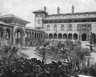 Court of Ponce de Leon, St. Augustine, Florida, USA, c1900.