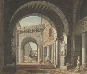 Innergård, 1700-tal.