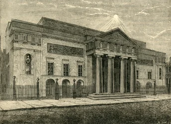 Covent Garden Theatre: Front 1850, 1881.