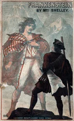 Omslag till Frankenstein, av Mary Shelley, sent 1800-tal