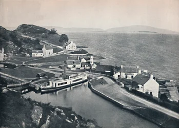 Crinan - The Western Terminus of the Canal and the Sound of Jura, 1895