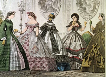 Crinolines från 1850.