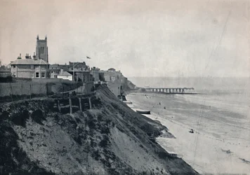 Cromer - Visar kyrkan på klipporna, 1895