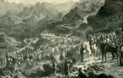 The Crossing the Jamburak Kotal, 1901.