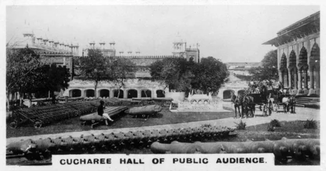 Cucharee Hall of Public Audience, Agra, Indien, c1925