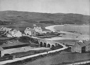 Cushendun - Floden, The Hills och Cushendun Bay, 1895