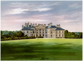 Dalkeith Palace, Edinburgh, Skottland, hem för hertigen av Buccleuch, c1880