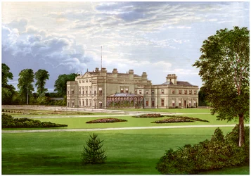 Dalton Hall, nära Beverley, Yorkshire, hem för Lord Hotham, c1880