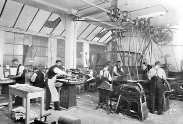 Dalziel Foundry Limited. - Earl Street-lokaler. Finishers and Diverse Finishing Plant, 1909.