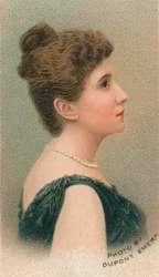 Dame Nellie Melba 1861-1931, australisk operasopran, 1911
