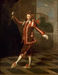 Dansande Mezzetin, ca 1720.