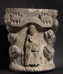 Daniel i lejonhålan, ca. 1125-1150.