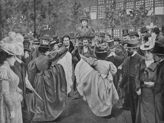 I Moulin-Rouges trädgård, 1900