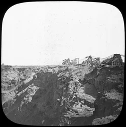 De Beers diamantgruva, Sydafrika, c1890