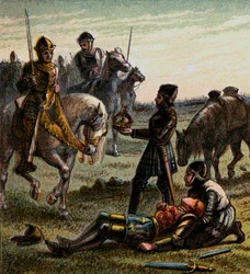 Richard den tredjes död, 1485, c1850