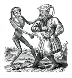 Death and the Jew, en episod från Dödsdansen, 1441, 1870