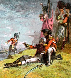 General Wolfes död, 1759 c1850-talet