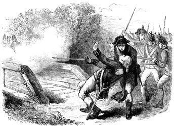 Isaac Davis död, 1775 c1880