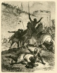 Simon De Montforts död, 1218, 1890.