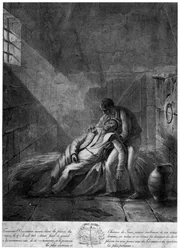 Toussaint Louvertures död, ledare för den haitiska revolutionen, 27 april 1803