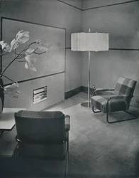 Debates studio på Broadcasting House, London, 1933