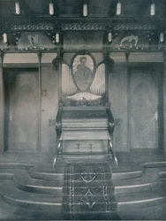 Dekorationer för ett musikrum av Fritz Erler, c1899