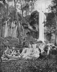 Deer Lick Falls, Mineral Springs, Virginia, USA, c1900.