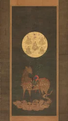 Deer Mandala av Kasuga Shrine, sent 1300-tal.