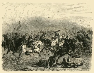 Abdalrahmans nederlag vid Poitiers, 732 AD, 1890.