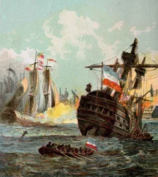 Nederlag för den holländska flottan, 1666 c1850-talet