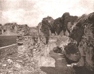Denbigh Castle, Denbighshire, Wales, 1894.