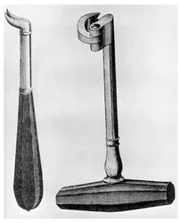 Dental punch och engelsk nyckel, c1700 1956