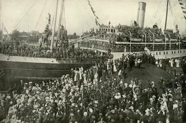 Avgången från det viktorianska f.Kr. Kontingent, c1914, 1919.