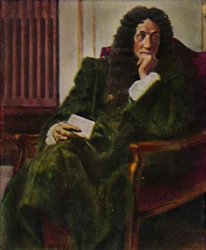 Filosofen Leibniz 1646-1716. - Målning av C. Meyer, 1934.