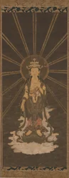 Descent of Eleven-Headed Kannon, mitten av slutet av 1500-talet.