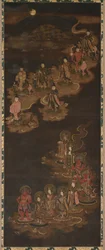 Descent of the Nine Luminaries and the Seven Stars at Kasuga, 1300-talet.