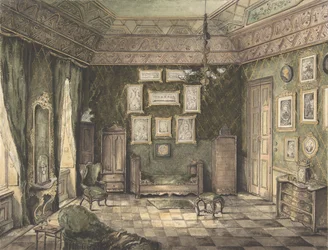 Design för interiör, 1800-talet.