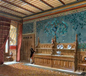 Design för en interiör, 1868