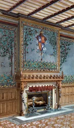 Design för en interiör, 1868