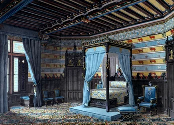 Design för en interiör, 1868