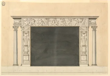 Design för höjningen av en mantel