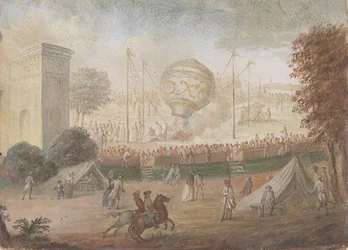 Motiv för toppen och fyra sidorna av en snusdosa med scener som visar uppstigningen..., ca. 1784-89.